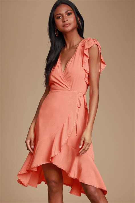 Styling Tips: How to Layer a Peach Talisman Midi Dress